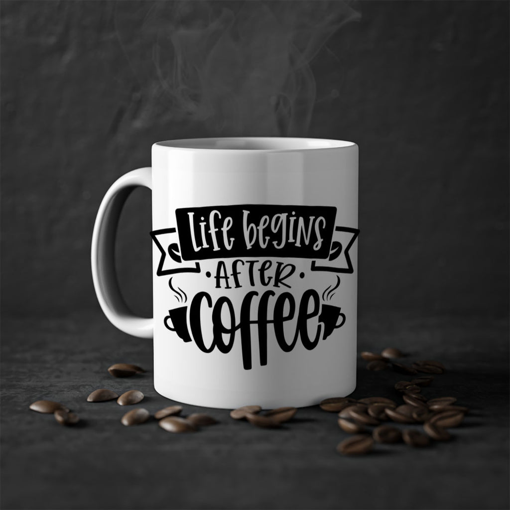 life begins after coffee 78#- coffee-Mug / Coffee Cup