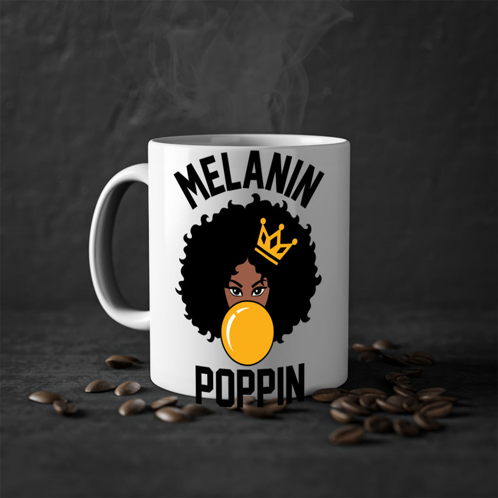 melanin poppin afro girl 25#- Black women - Girls-Mug / Coffee Cup