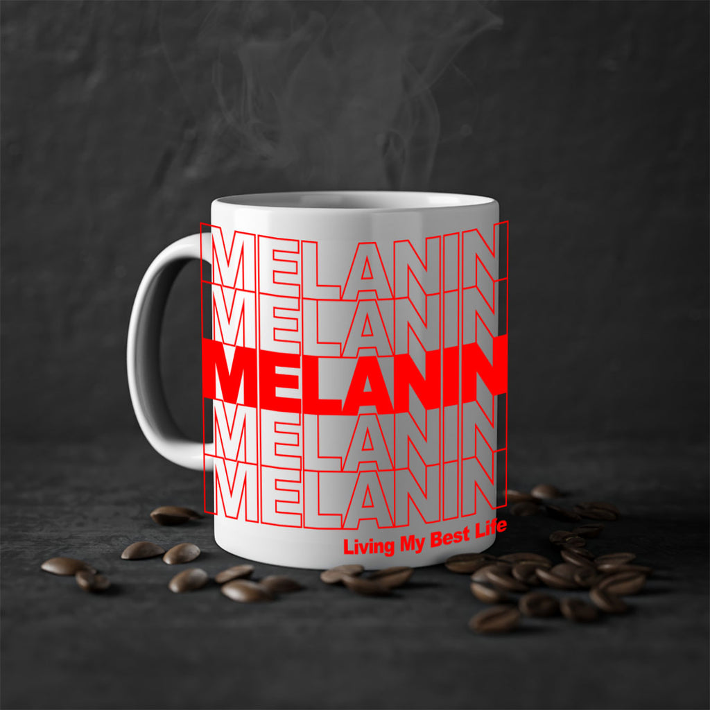 melanin thank you bag 84#- black words - phrases-Mug / Coffee Cup