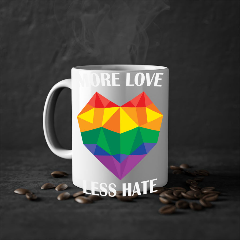 more love less hate lgbt lgbt 78#- lgbt-Mug / Coffee Cup