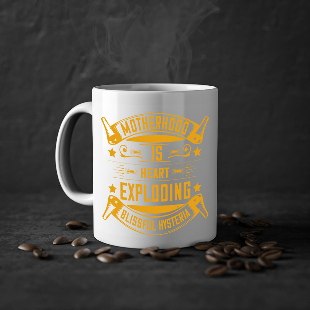 motherhood is ‘heartexploding blissful hysteria 251#- mom-Mug / Coffee Cup