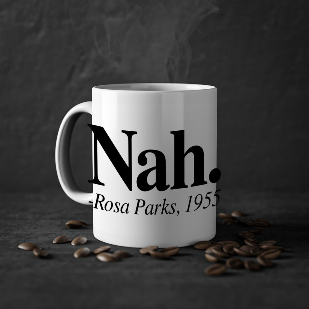 nah rosa parks 65#- black words - phrases-Mug / Coffee Cup