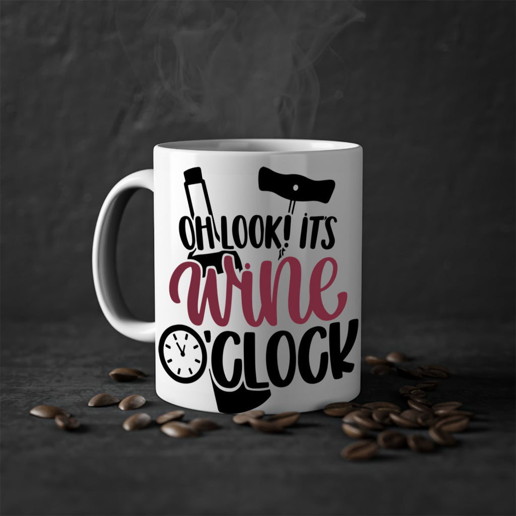oh look its wine oclock 33#- wine-Mug / Coffee Cup