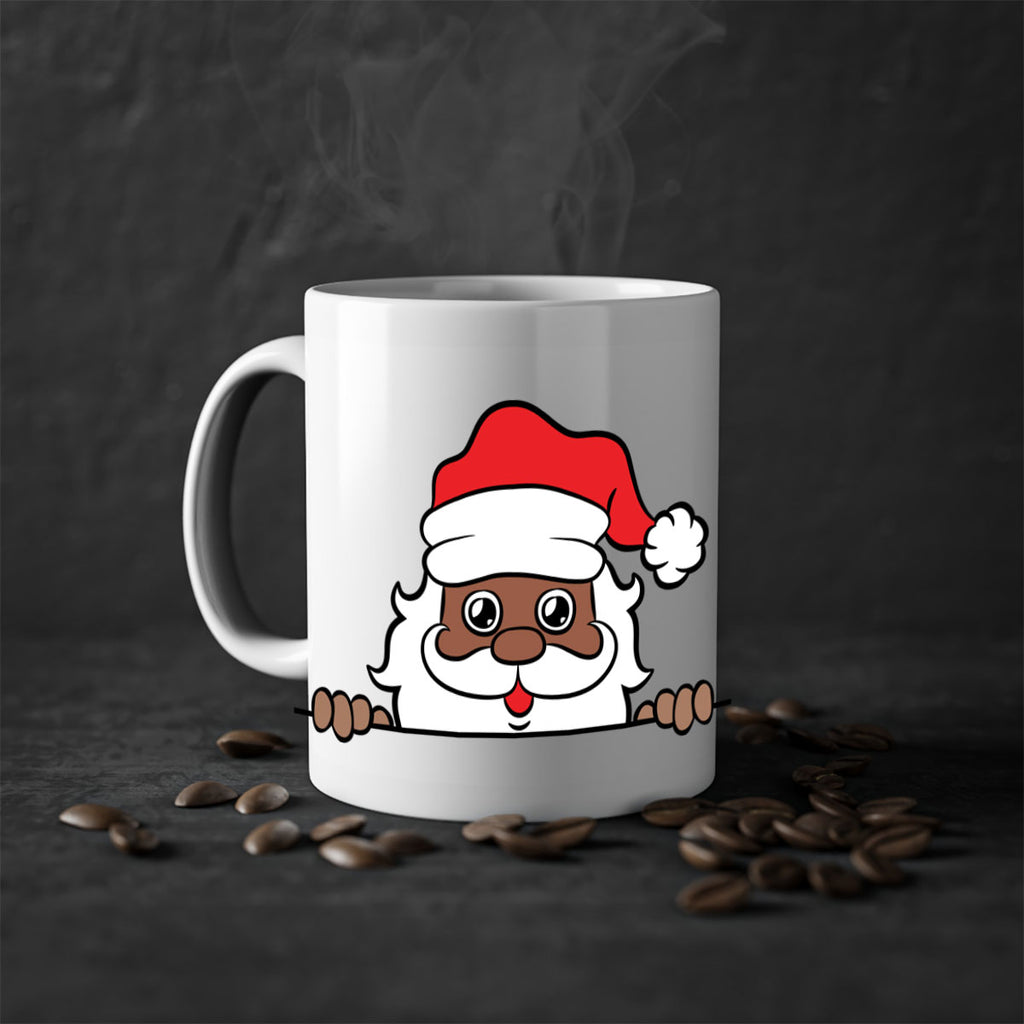 peekaboo black santa 19#- Black men - Boys-Mug / Coffee Cup