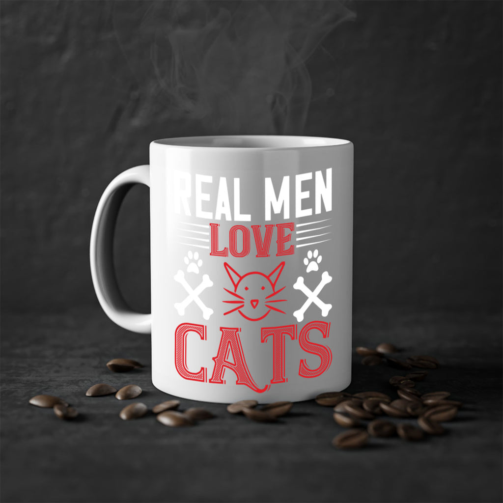 real man love cats Style 113#- cat-Mug / Coffee Cup