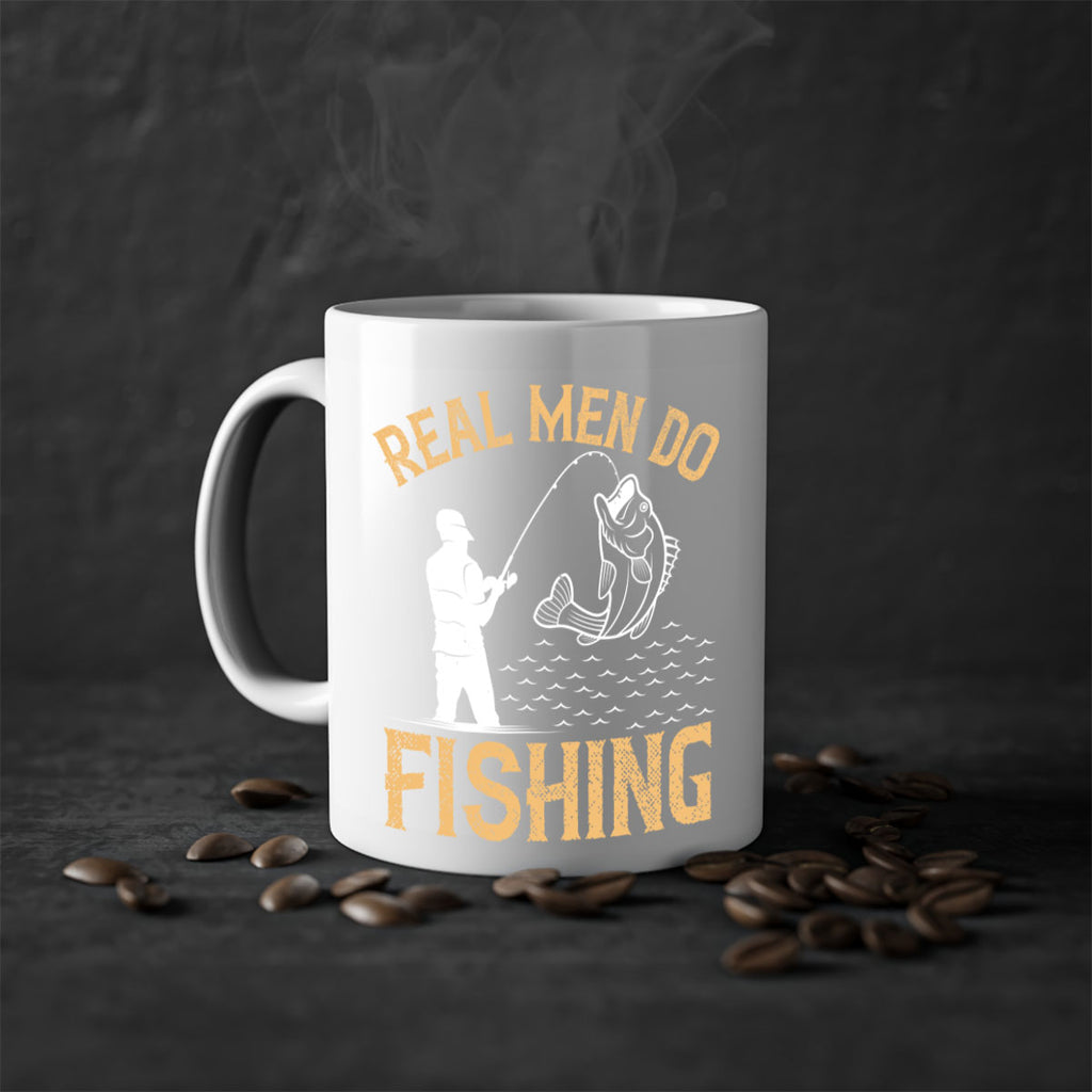 real men do fishing 240#- fishing-Mug / Coffee Cup
