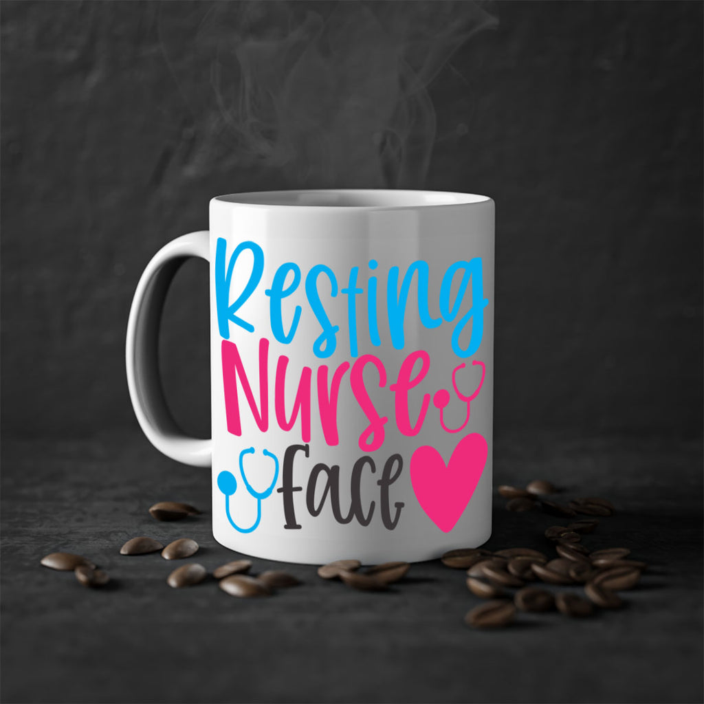 resting nurse face Style Style 56#- nurse-Mug / Coffee Cup