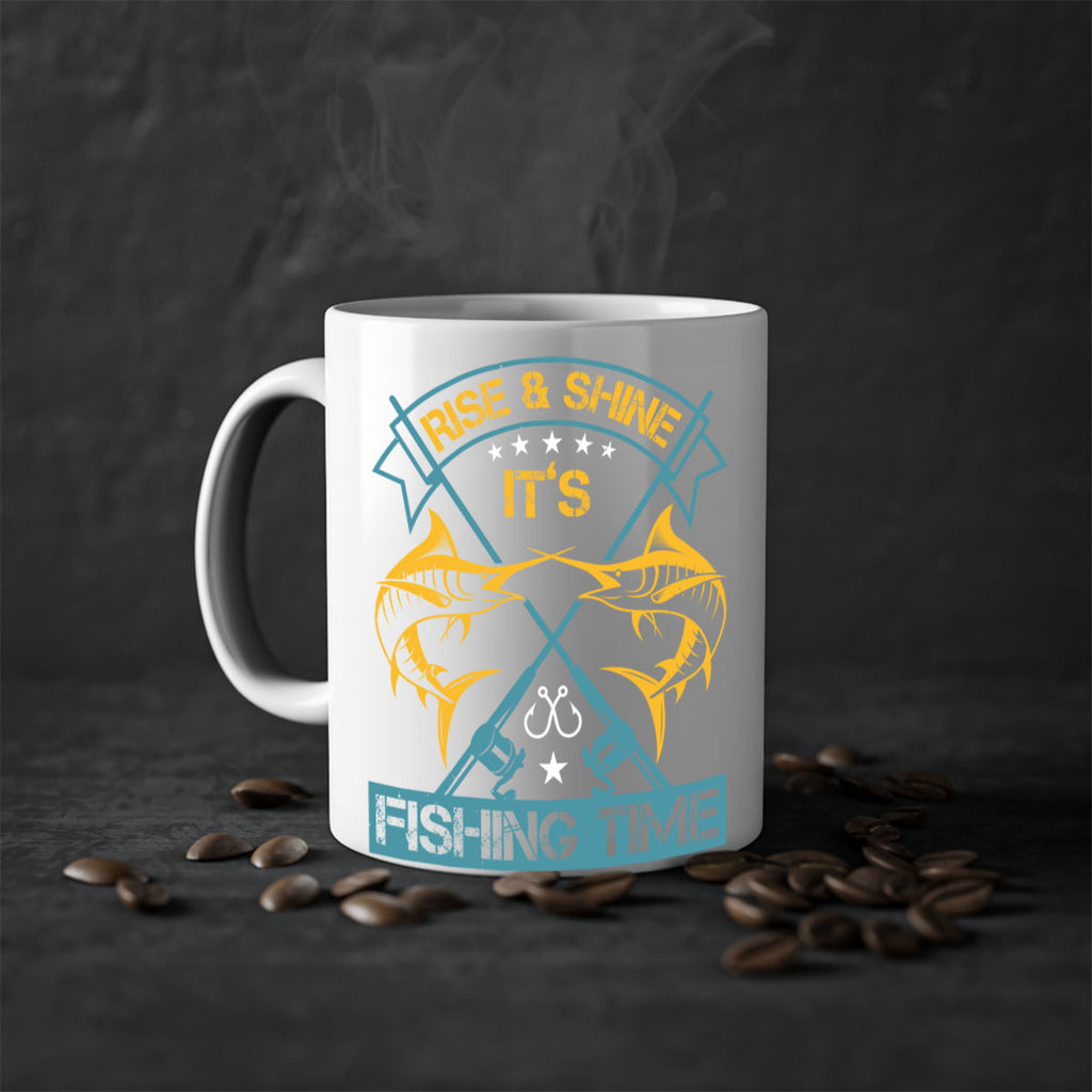 rise shine it’s fishing time 238#- fishing-Mug / Coffee Cup