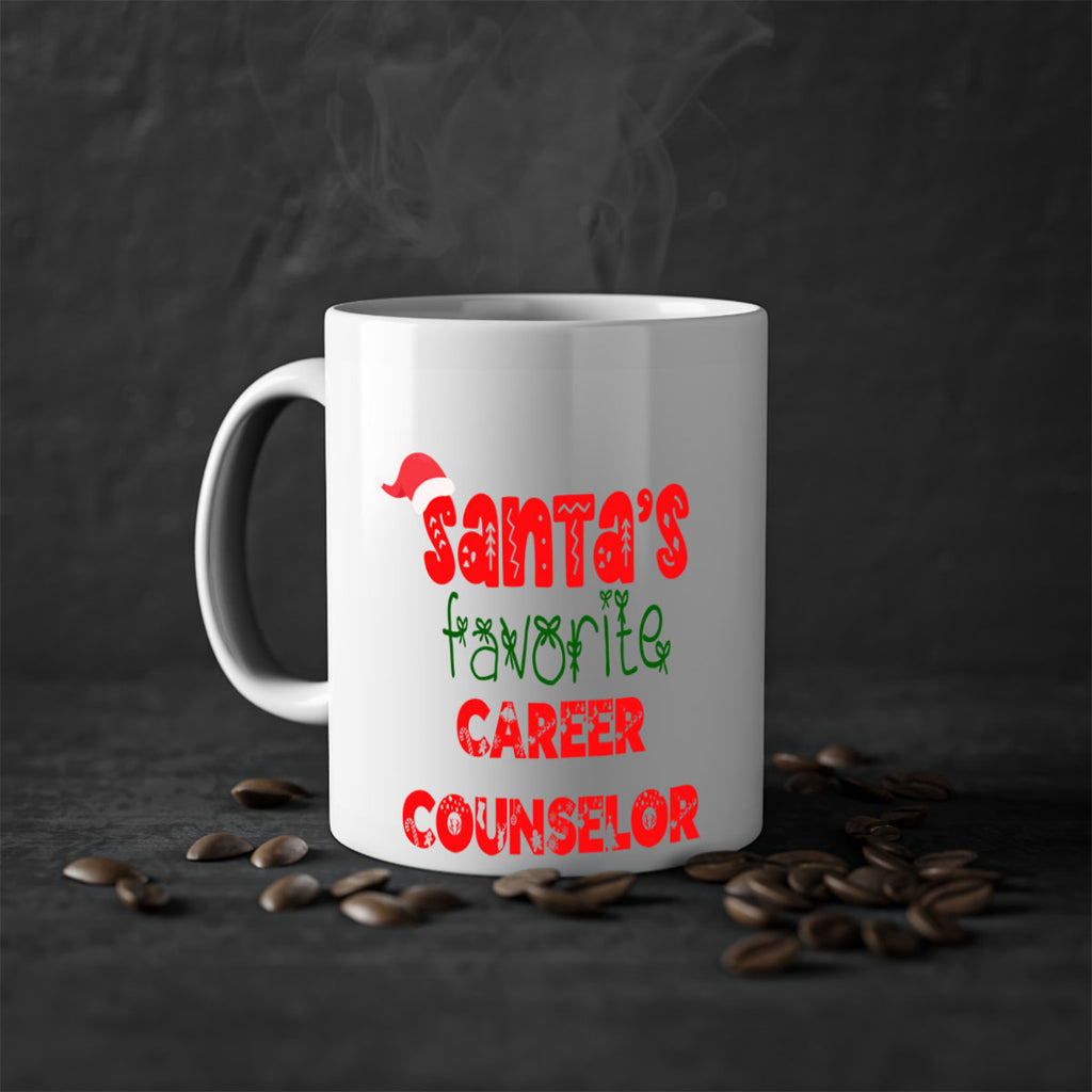 santas favorite career counselor style 698#- christmas-Mug / Coffee Cup