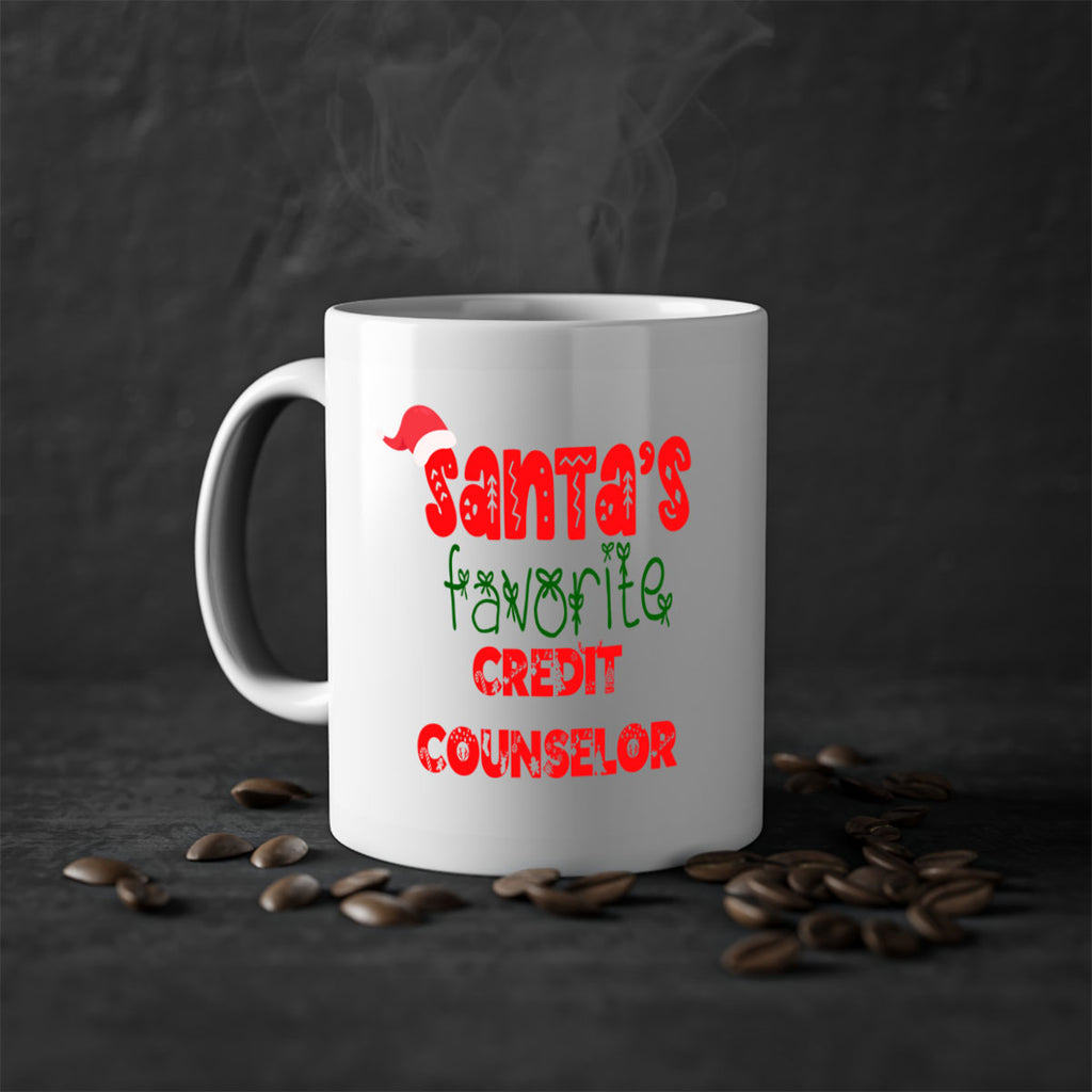 santas favorite credit counselor style 754#- christmas-Mug / Coffee Cup