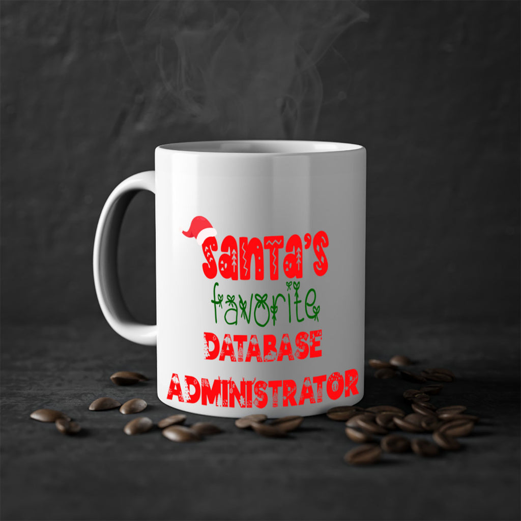 santas favorite database administrator style 766#- christmas-Mug / Coffee Cup