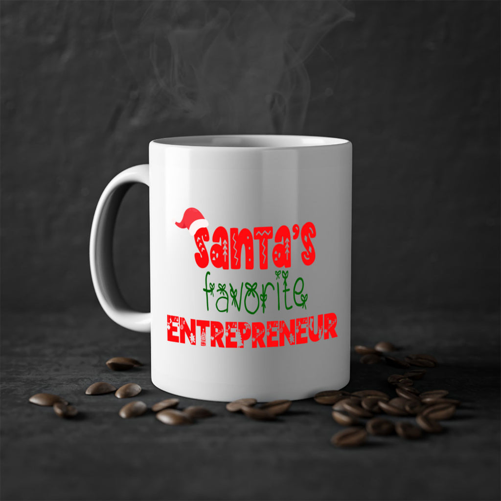 santas favorite entrepreneur style 804#- christmas-Mug / Coffee Cup