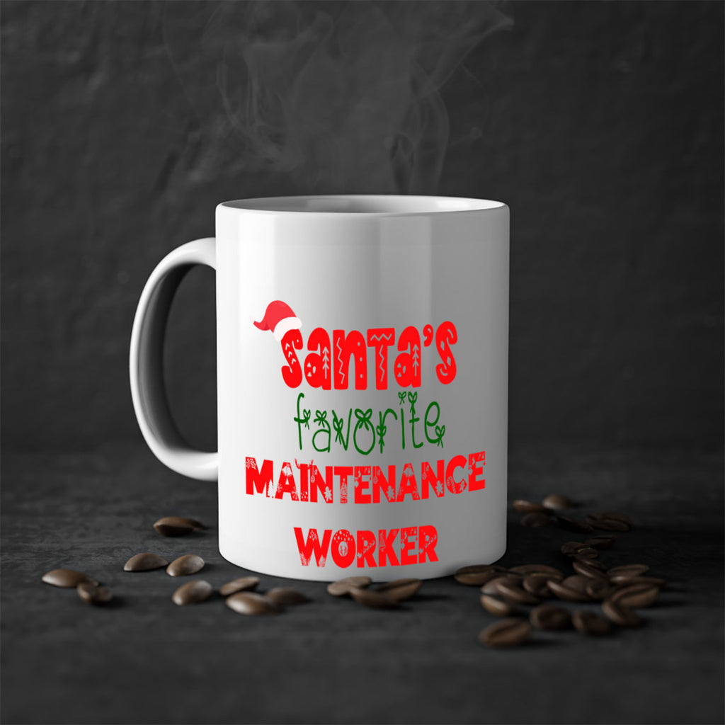 santas favorite maintenance worker style 936#- christmas-Mug / Coffee Cup
