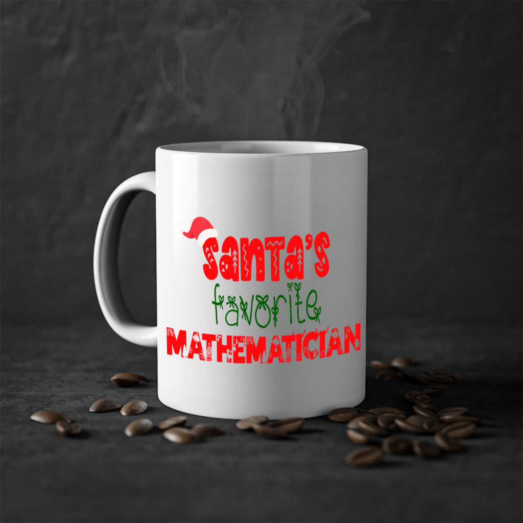 santas favorite mathematician style 944#- christmas-Mug / Coffee Cup