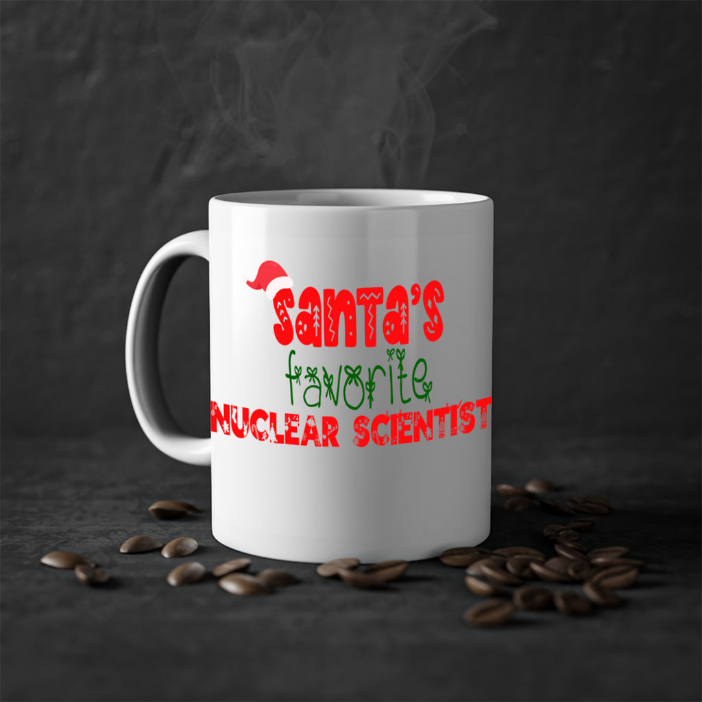 santas favorite nuclear scientist style 976#- christmas-Mug / Coffee Cup
