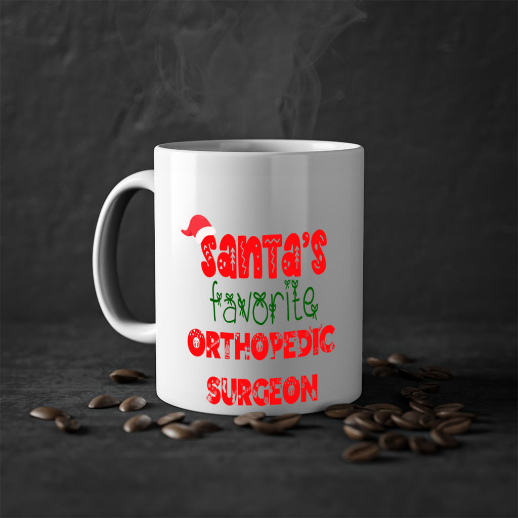 santas favorite orthopedic surgeon style 993#- christmas-Mug / Coffee Cup