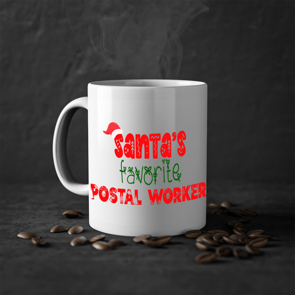 santas favorite postal worker style 1031#- christmas-Mug / Coffee Cup