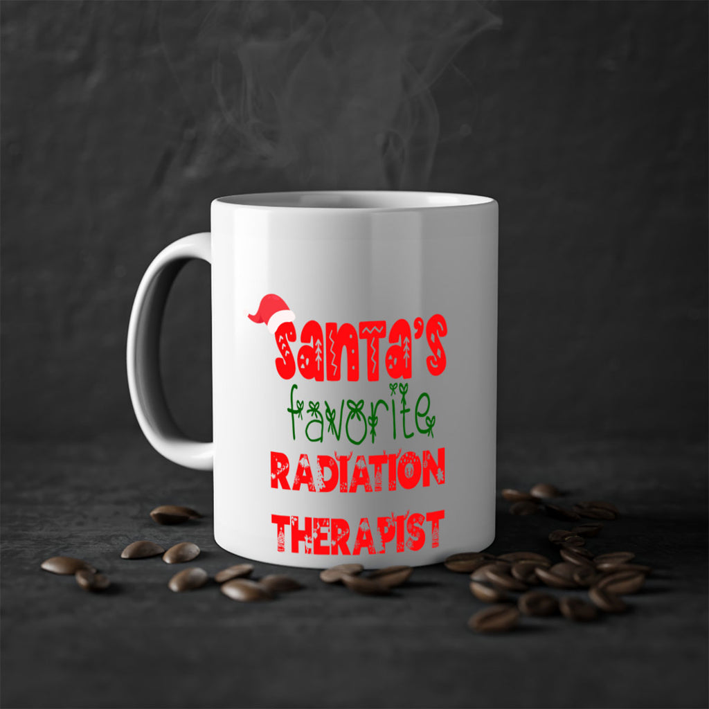 santas favorite radiation therapist style 1050#- christmas-Mug / Coffee Cup