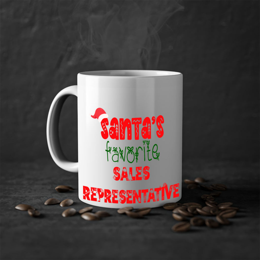 santas favorite sales representative style 1068#- christmas-Mug / Coffee Cup