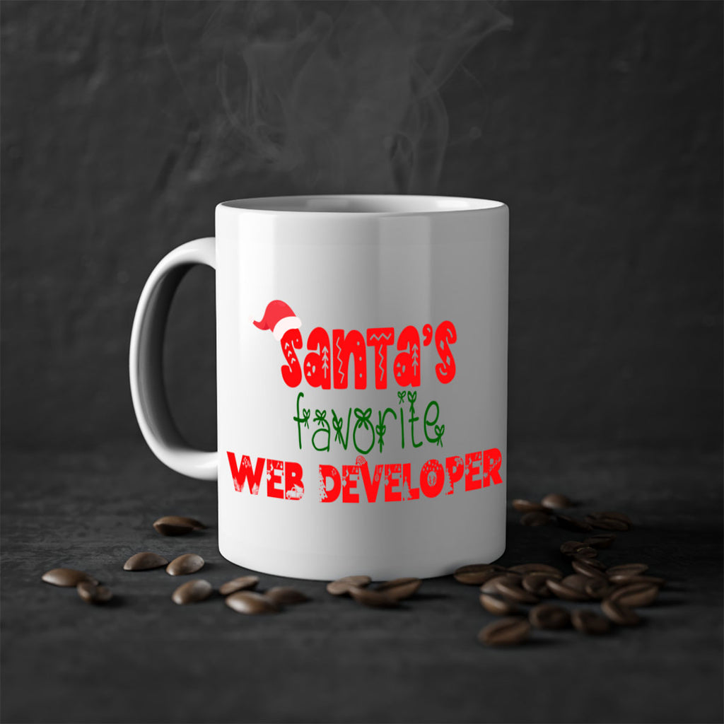 santas favorite web developer style 1154#- christmas-Mug / Coffee Cup