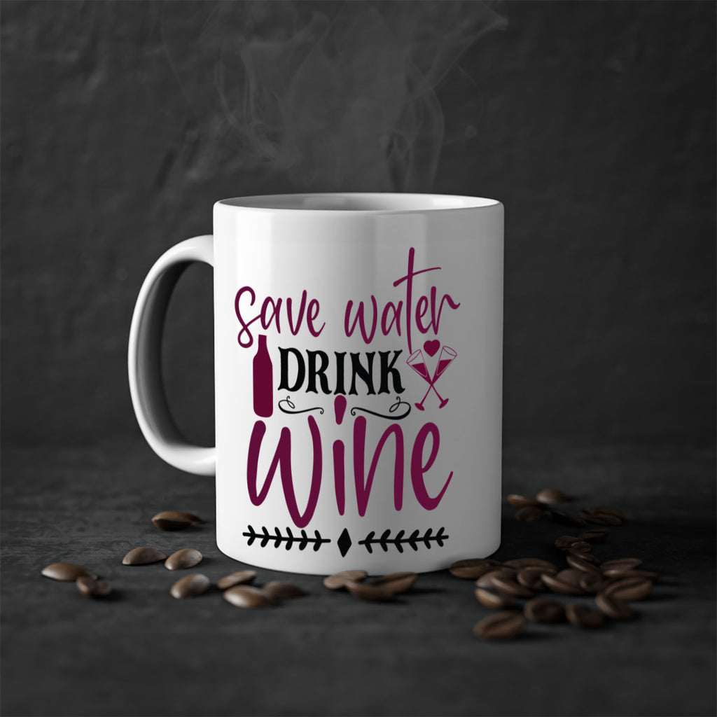 save water drink wine 171#- wine-Mug / Coffee Cup