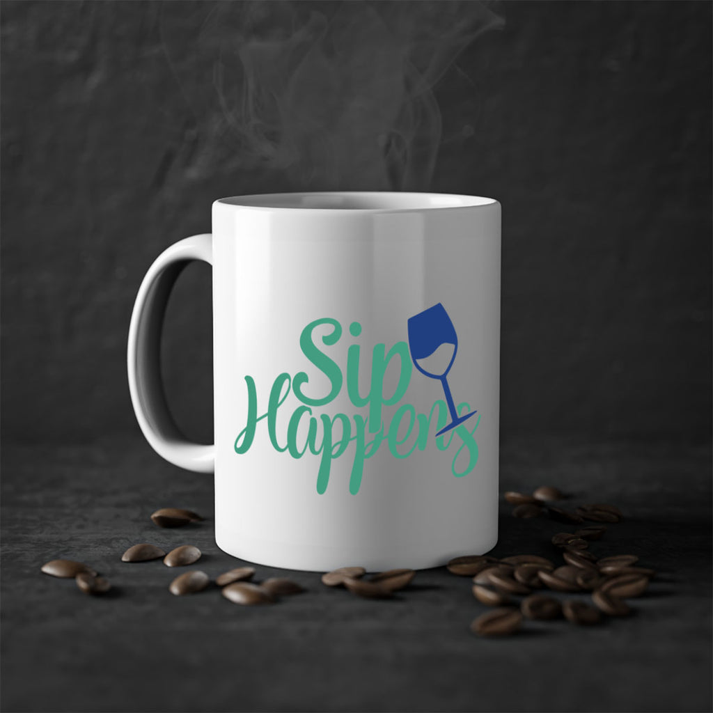 sip happens 166#- wine-Mug / Coffee Cup