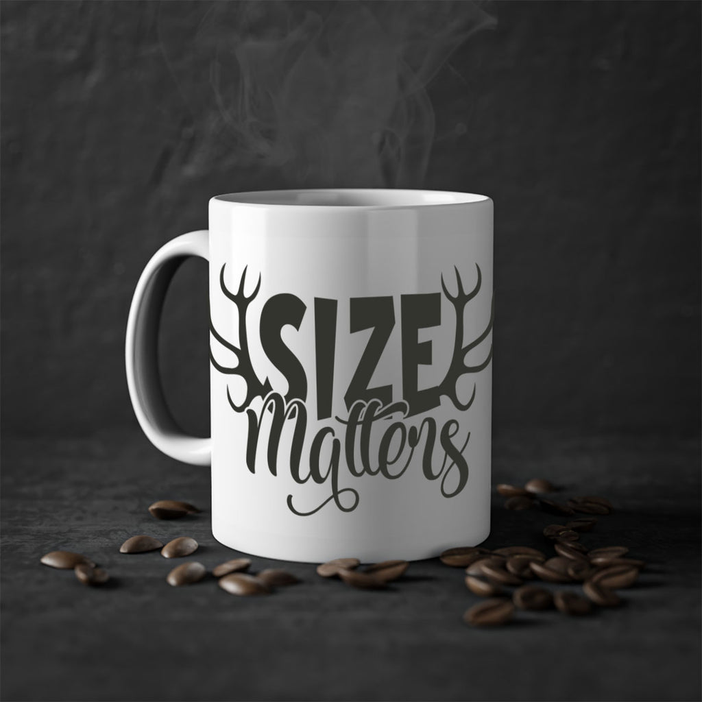 size matters 2#- hunting-Mug / Coffee Cup