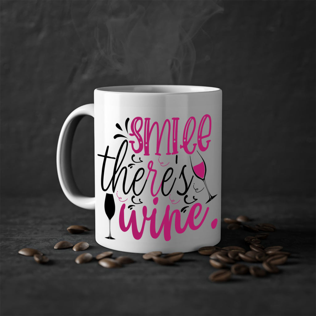 smile theres wine 158#- wine-Mug / Coffee Cup