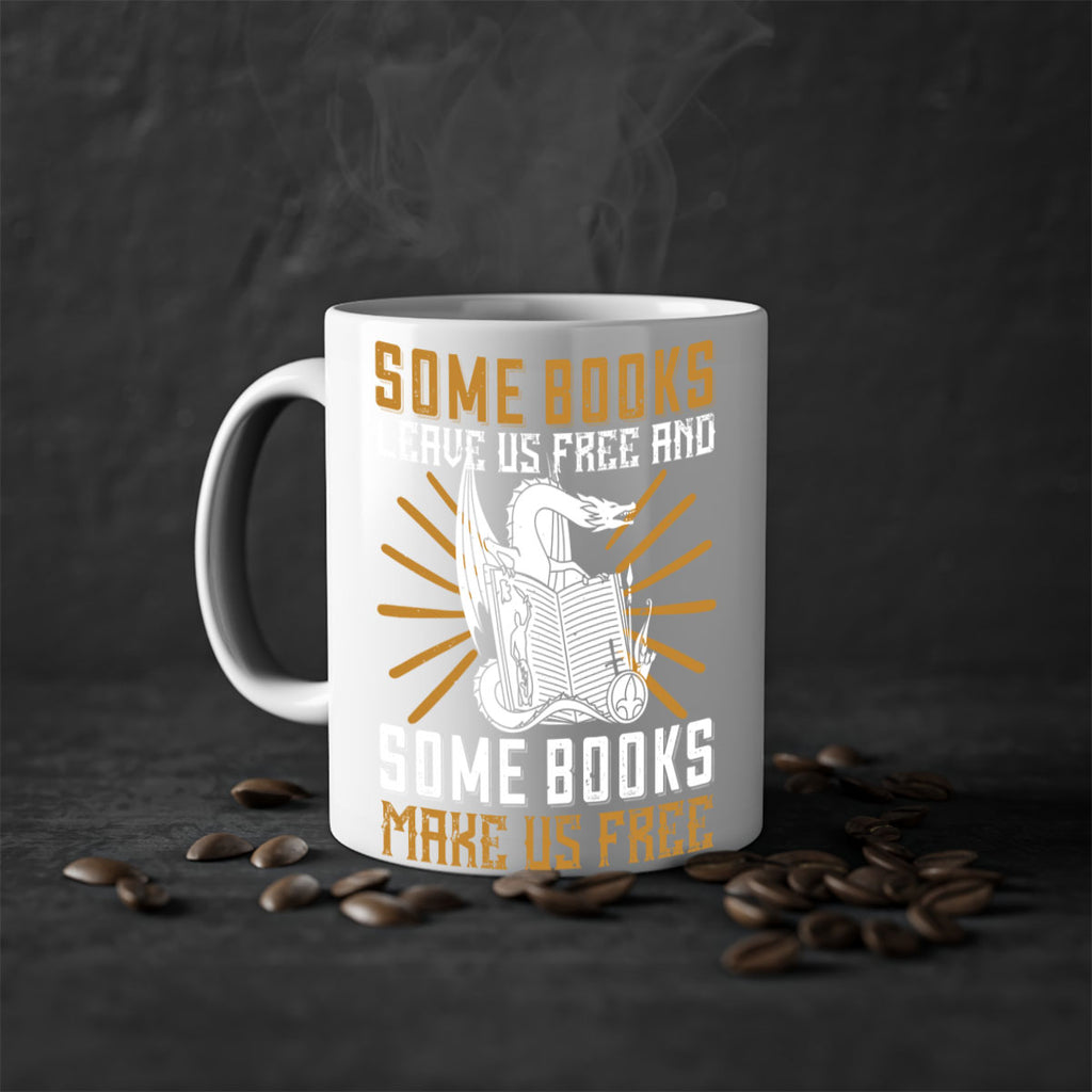 some books leave us free and some books make us free 12#- Reading - Books-Mug / Coffee Cup