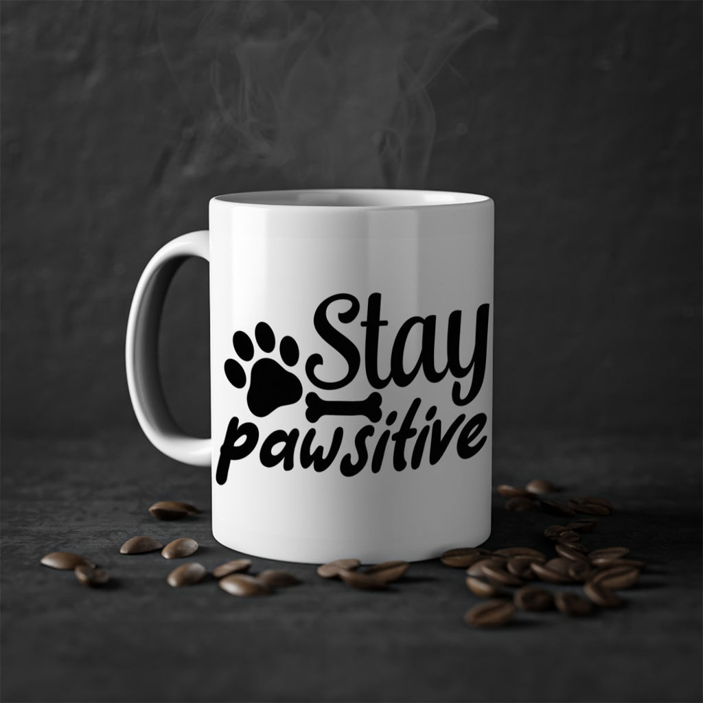 stay paw sitive Style 61#- Dog-Mug / Coffee Cup