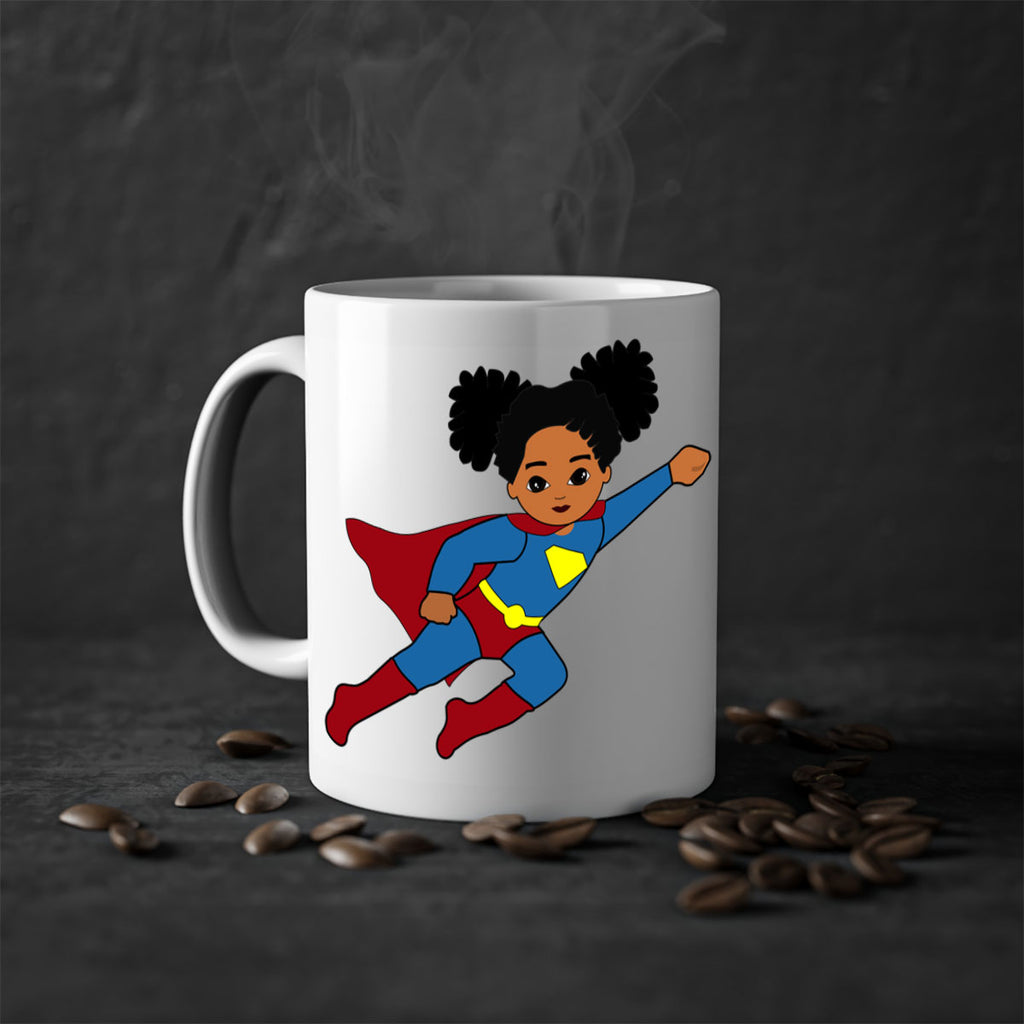 super kids girl 3#- Black women - Girls-Mug / Coffee Cup