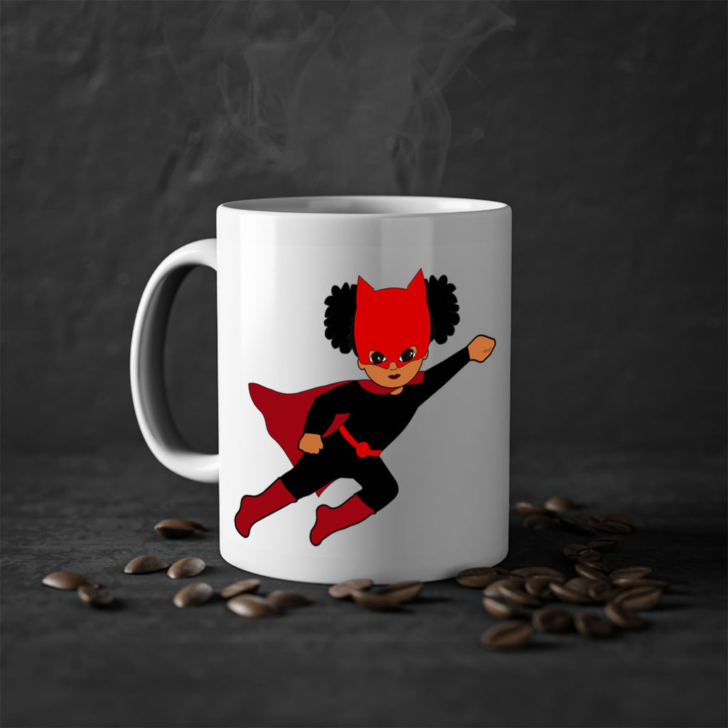 super kids girl 7#- Black women - Girls-Mug / Coffee Cup