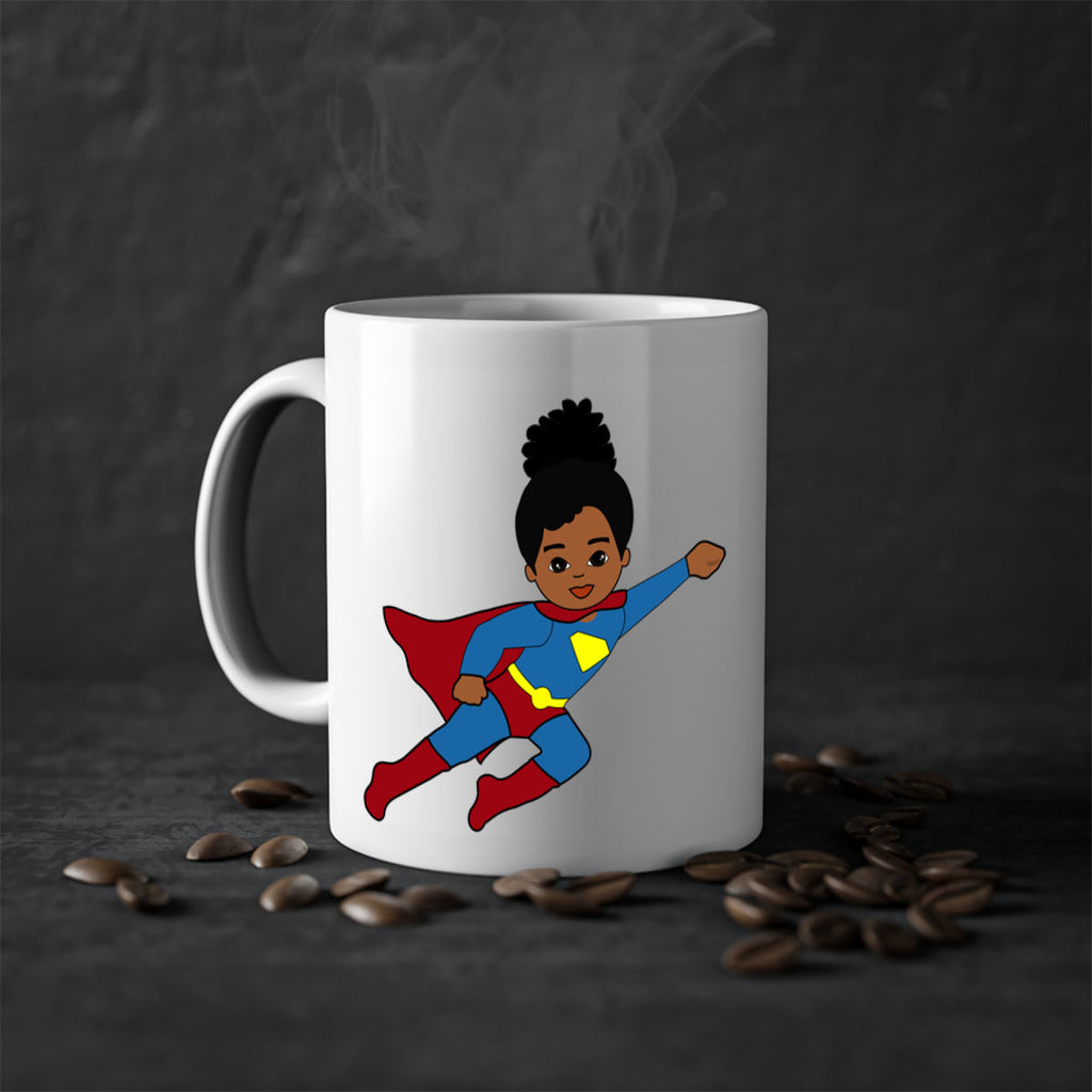 super kids girl 9#- Black women - Girls-Mug / Coffee Cup
