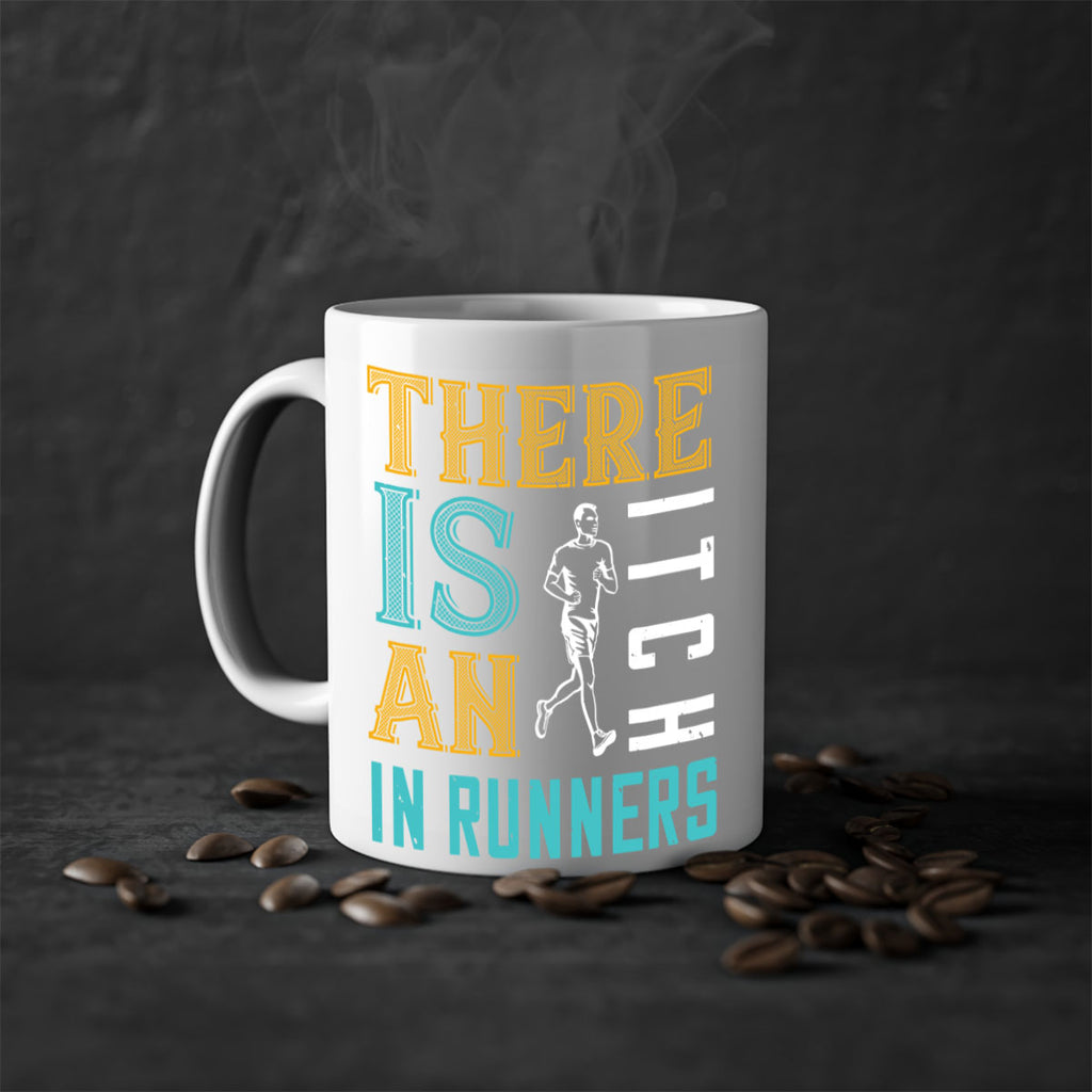 there is an itch in runners 9#- running-Mug / Coffee Cup