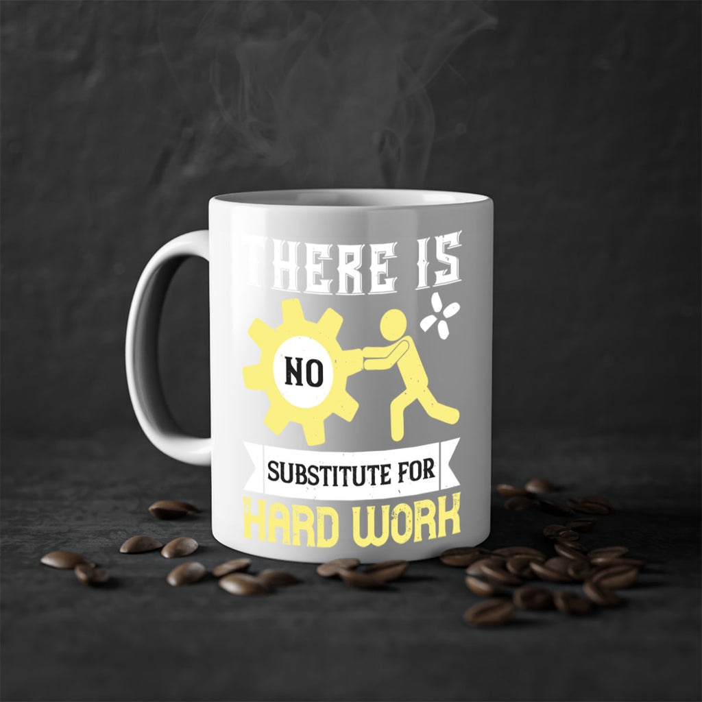 there is no substitute for hard work 12#- labor day-Mug / Coffee Cup