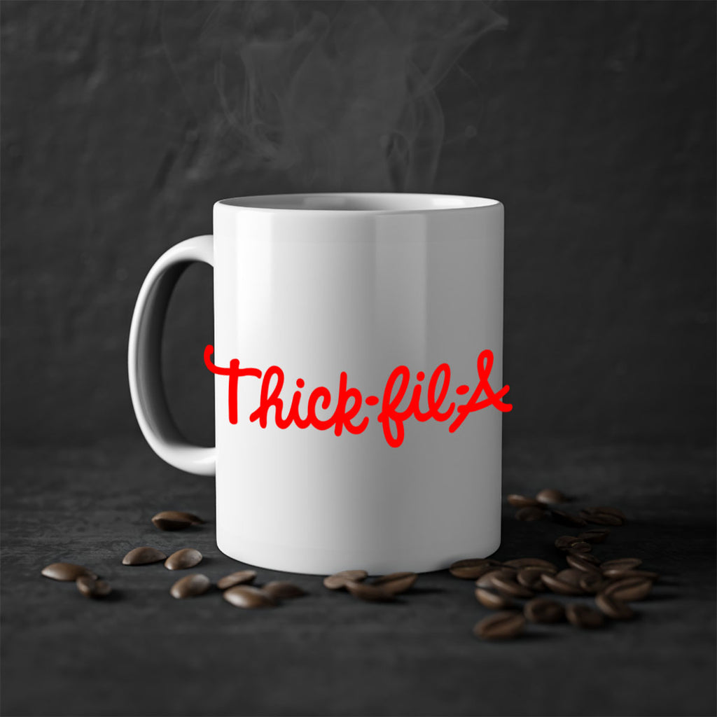 thick fil a 21#- black words - phrases-Mug / Coffee Cup
