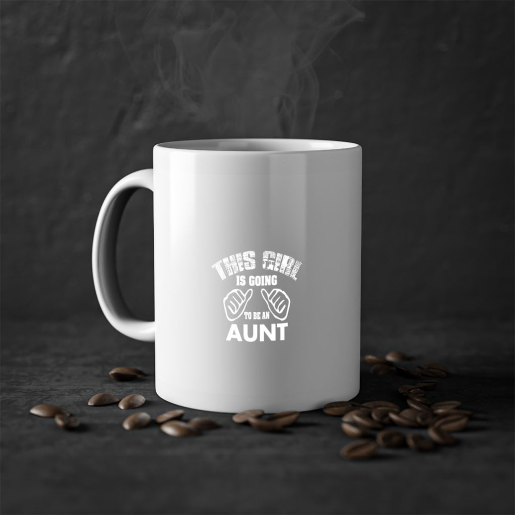 this girl is going to be an auntf Style 65#- aunt-Mug / Coffee Cup
