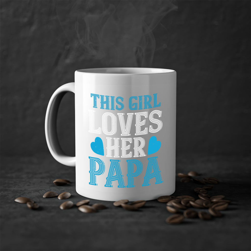 this girl loves her papa 3#- grandpa-Mug / Coffee Cup