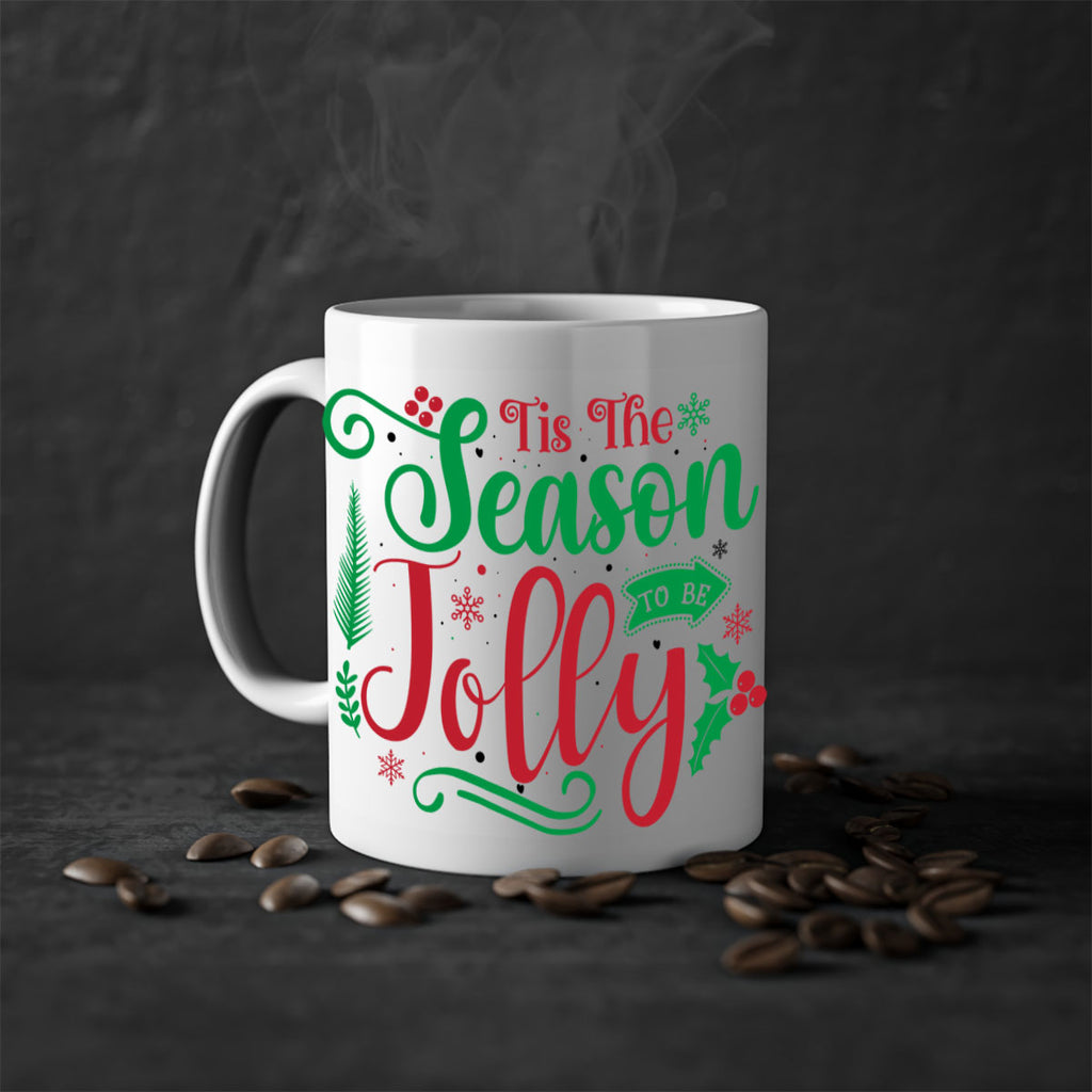 tis the season to be jolly style 1216#- christmas-Mug / Coffee Cup