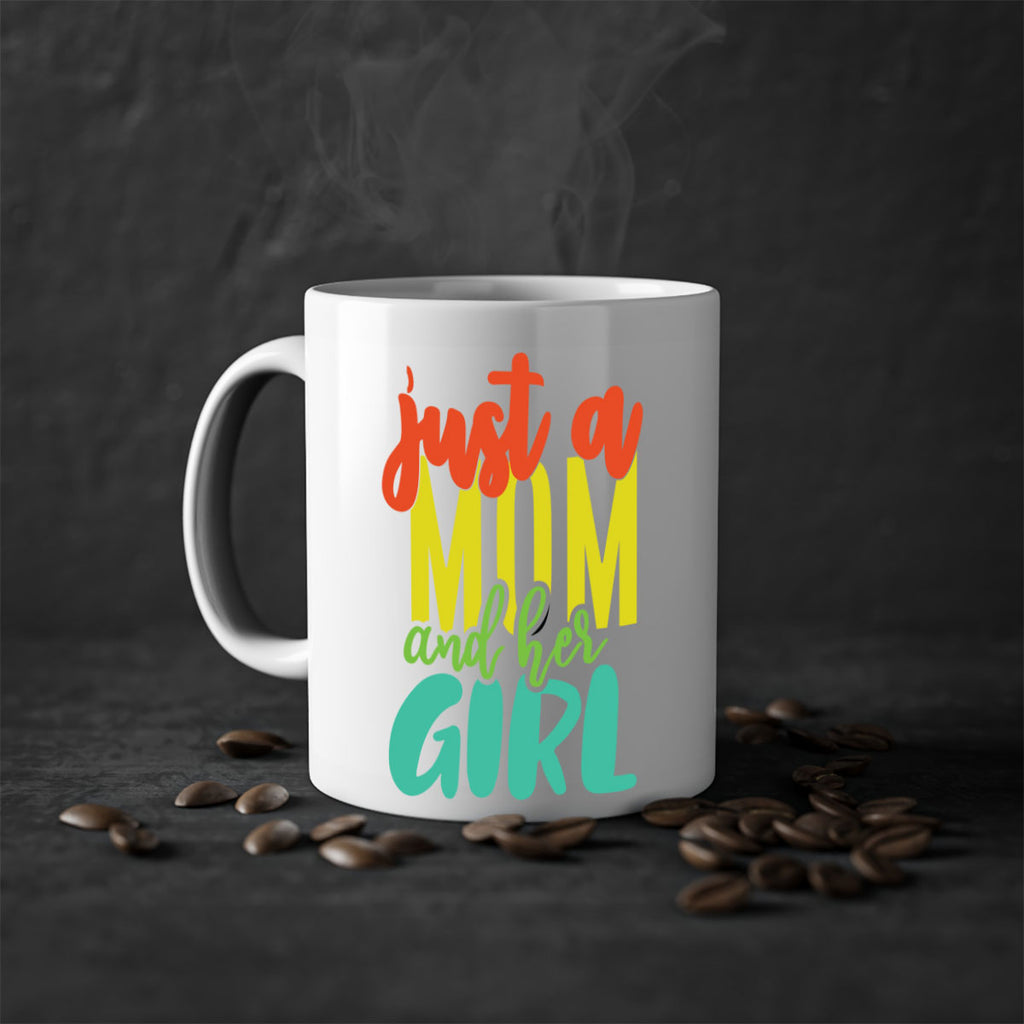 ust a mom and her girl 360#- mom-Mug / Coffee Cup