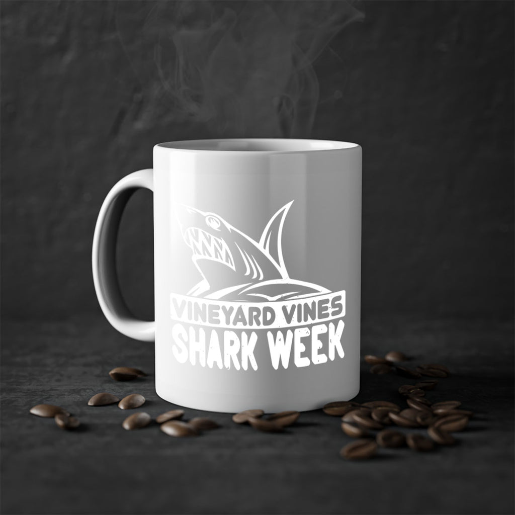 vineyard vines Shark Week Style 8#- Shark-Fish-Mug / Coffee Cup
