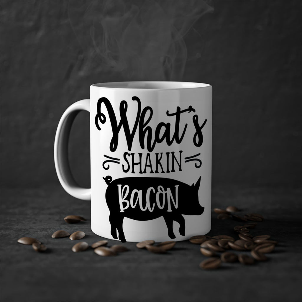 whats shakin bacon 71#- kitchen-Mug / Coffee Cup