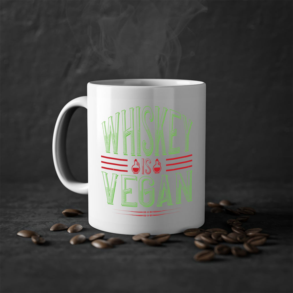 whiskey is vegan 110#- vegan-Mug / Coffee Cup