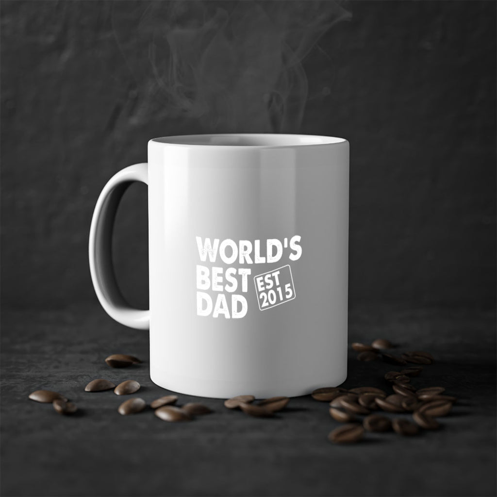 world is best dad est m 62#- dad-Mug / Coffee Cup