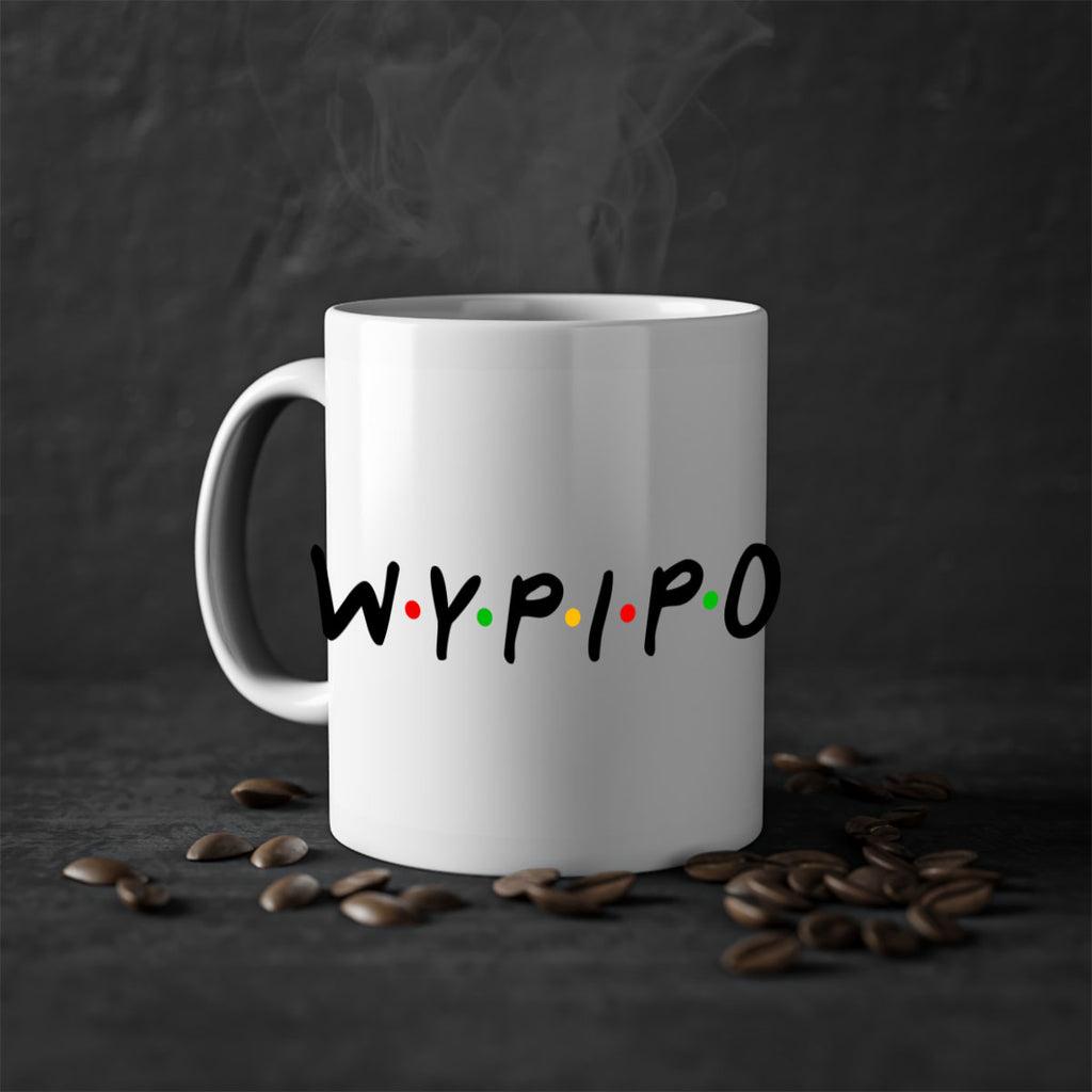 wypipo 7#- black words - phrases-Mug / Coffee Cup