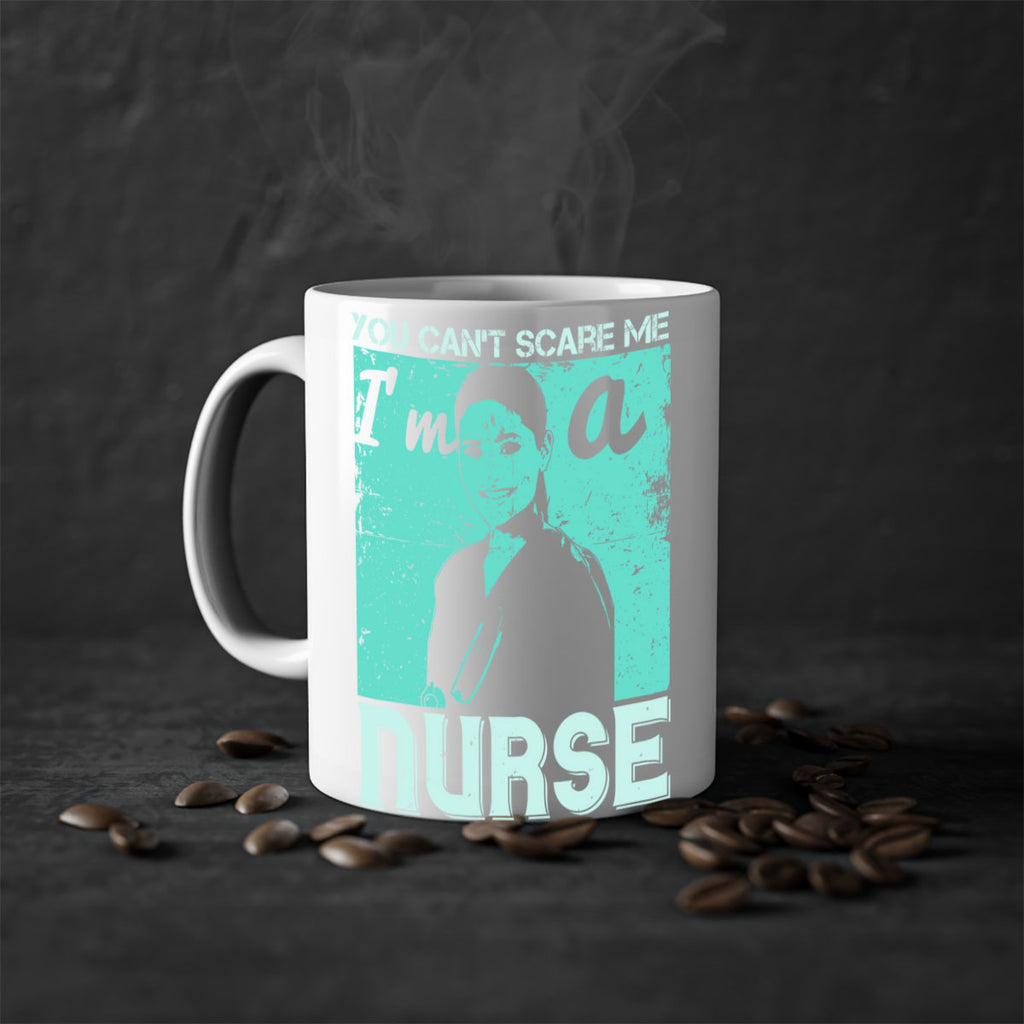 you cant scare me im a nurse Style 8#- medical-Mug / Coffee Cup